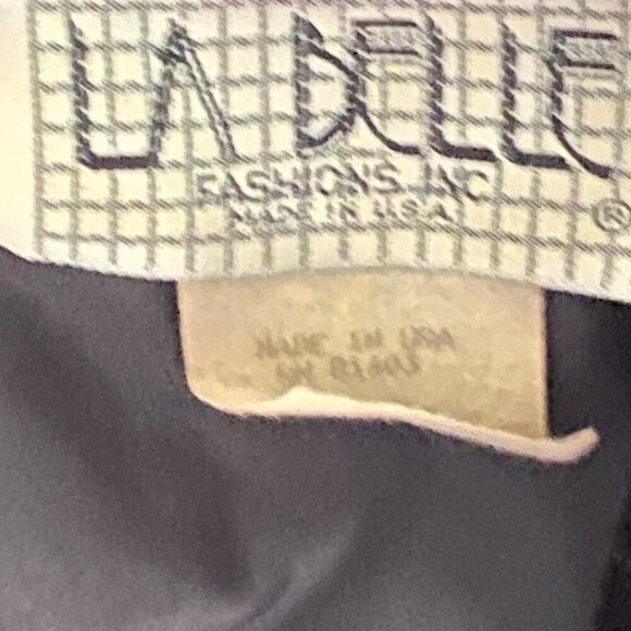 La Belle Black Long Sleeve Button Down Jacket Blazer Size 13 - Picture 7 of 12